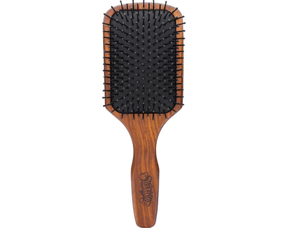 Suavecita Paddle Brush Wood Handle For All Hair Types Wet Or Dry