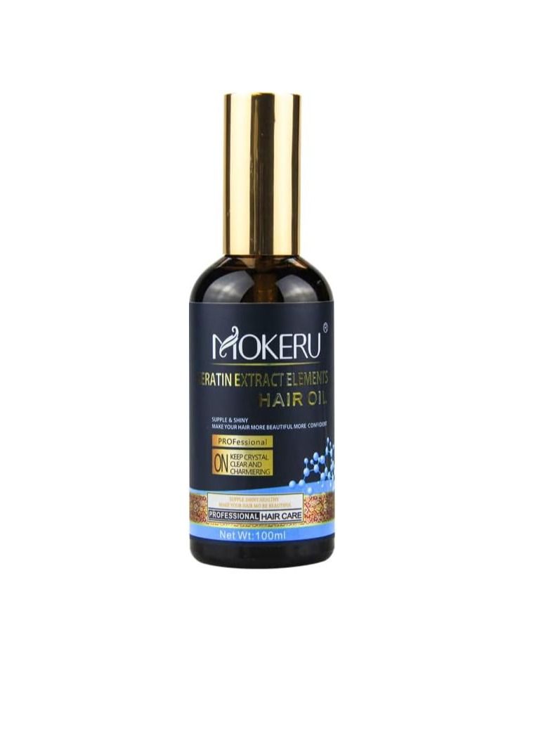 Mokeru 100ml Keratin Hair Oil for Ultimate Nourishment
