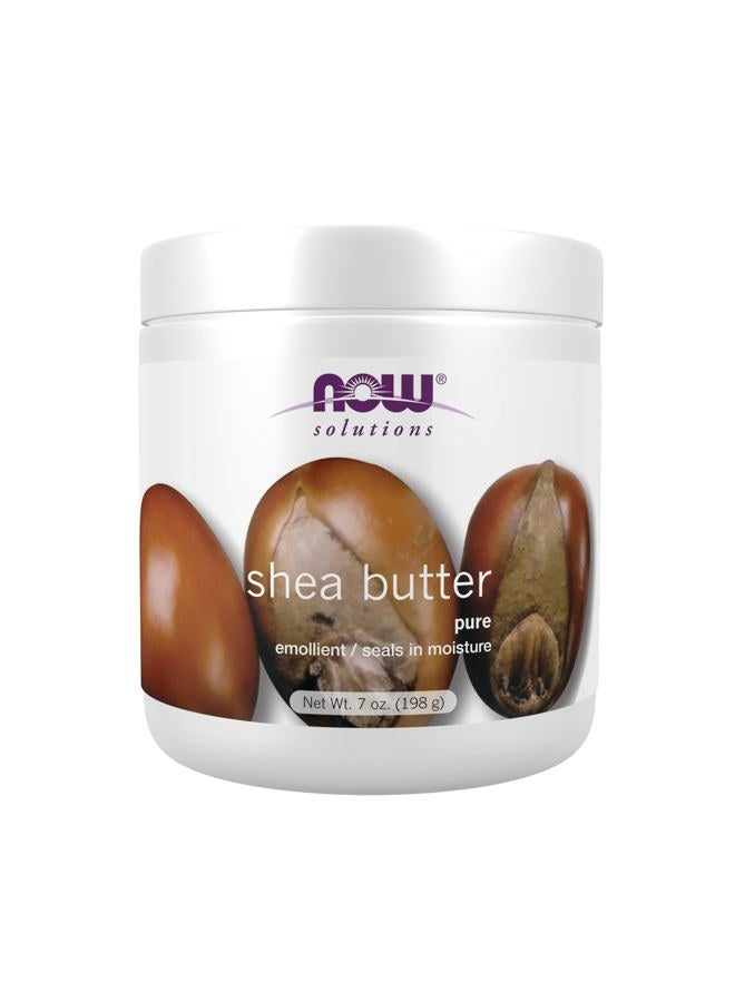 Solutions, Shea Butter, Skin Emollient, Seals in Moisture for Dry Rough Skin, 7-Ounce