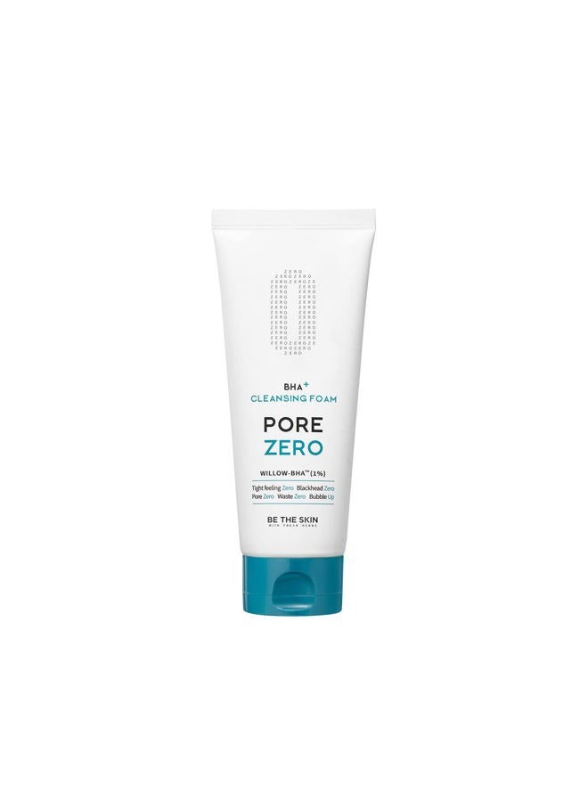 [Be the Skin] BHA+ Pore Zero Cleansing Foam 5.07 fl oz / 150 ml | Face wash cleanser for pore care and sebum control | For sensitive and combination skin