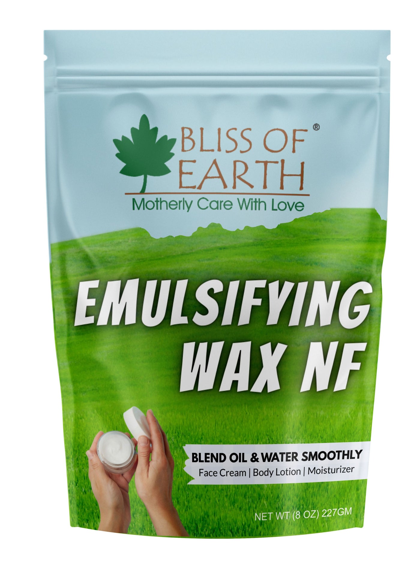 Bliss of Earth 8 OZ Emulsifying Wax NF Cosmetic Grade Wax Best for Thickening Soap Lotion Body Moisturizer & DIY Products 227gm