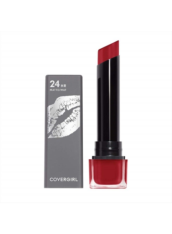 Exhibitionist Ultra-Matte Lipstick, The Real Thing, 1 Count, Pack of 1, Lipstick, Red Lipstick, Long Lasting Lipstick, Matte Lipstick, No Cracking or Flaking, Increases Lip Moisture