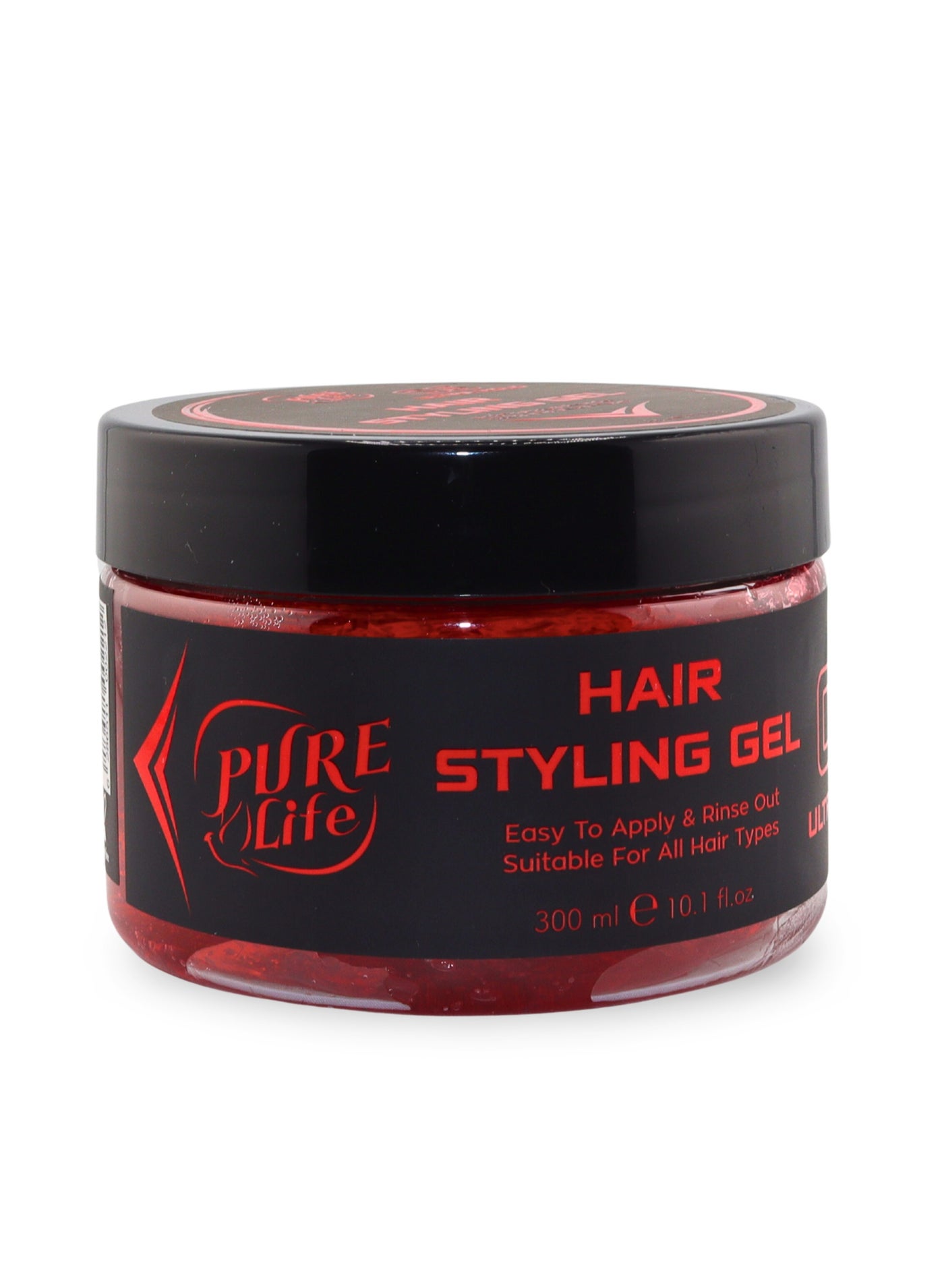 Pure Life Hair Styling Gel Ultra Hold 05 - Extreme Hold for Structured Styles & Long-Lasting Shine