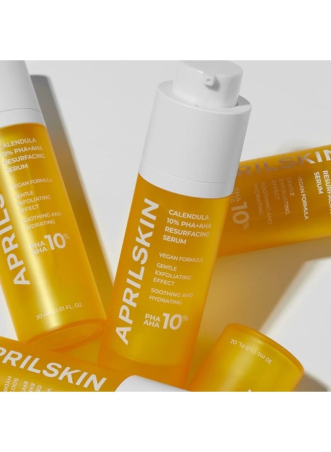 April Skin Calendula 10 PHA AHA Resurfacing Serum Pore Refining Brightening 30ml - image 4