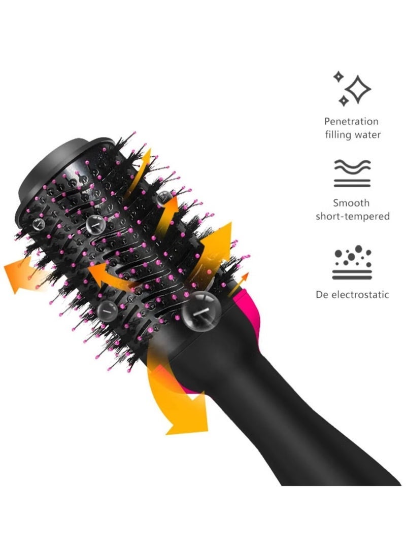 Hair Dryer Brush One-Step Blow Dryer Brush For Styling Hair Volumizer Negative Ionic Hot Brush Frizz Control and Styling One Step Electric Hair Dryer And Styler Brush