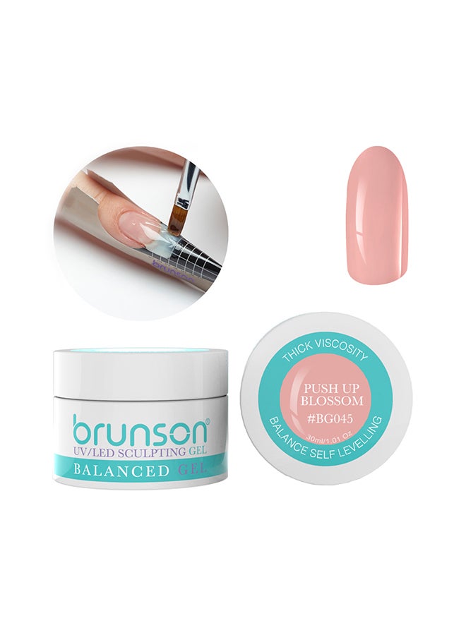 Sculpting Camouflage Uv Builder Gel Balanced Level Gel Uv Sculpting Nail Gel System 30Ml Push Up Blossom Bg045
