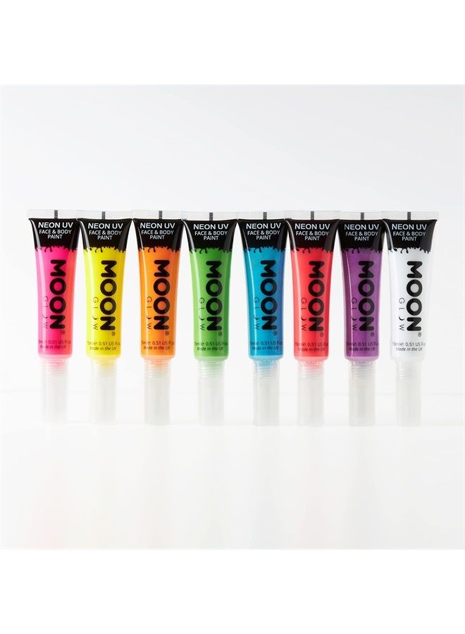 Intense Neon UV Face Paint 15ml Intense Blue