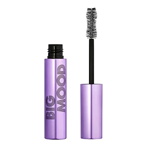 Big Mood Mascara Instantly Creates Longlasting Bold Lifted Voluminous Lashes Infused With Jojoba Wax Pitch Black 030 Fl Oz