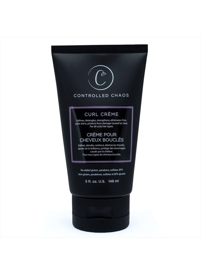 As Seen on Shark Tank Curl Defining Cream for All Hair Types to Add Smoothness and Control Curly, Anti-frizz and Wavy Hair, Sulfate-Free Curl Cream (5oz)