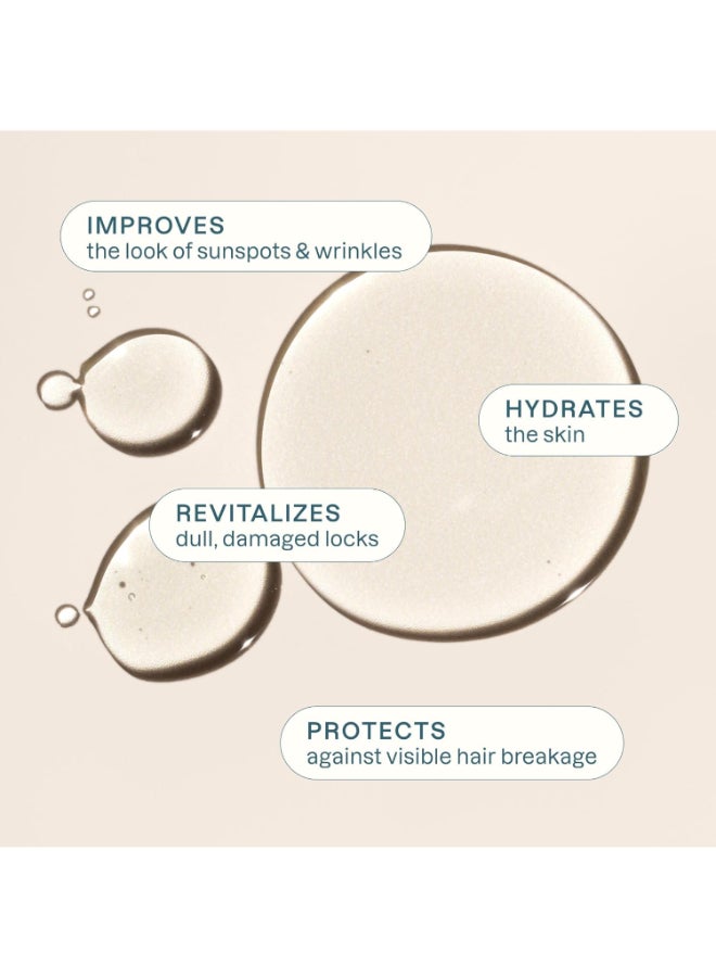 Organic Argan Oil (4 oz), 100% Pure & Cold-Pressed, Moisturizing Face, Skin, Hair & Nails Oil - image 2