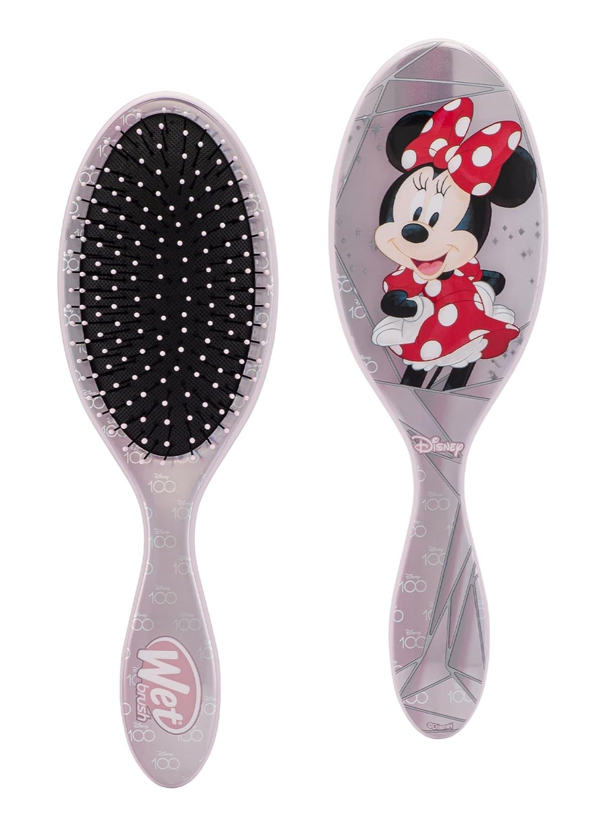 Wet Brush Original Detangling Brush, Minnie Mouse (Disney) - Detangler Brush with Soft & Flexible Bristles - Detangling Brush for Curly Hair - Tangle-Free Brush for Straight, Thick, & Wavy Hair