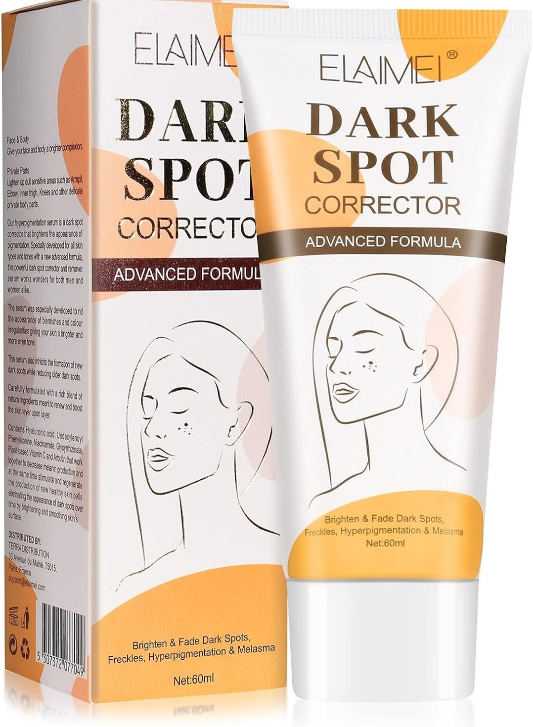 Dark Spot Corrector, Dark Spot Remover for Face and Body - Black Spot Fade Cream with Niacinamide - Prevent Forming Dark Spots, Fade Spots, Improve Skin Tone