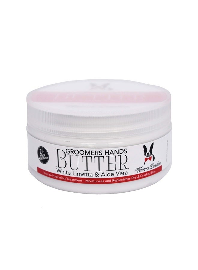 Groomers Hand Butter Moisturizer Lotion | Working Hands Hand Cream for Dry Cracked Hands in Dog Grooming & Other Tough Labors | Made in USA with Natural Aloe Vera