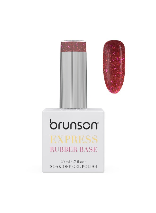 Rubber Base Gel Nail Polish 20Ml - French Rubber Base Coat Long-Lasting, Durable And Chip-Resistant Nail Strengthener Gel Nail Polish Base Coat For Manicure And Pedicure