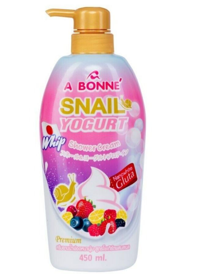 Snail Yogurt Whip Shower Cream Body Wash 450ml