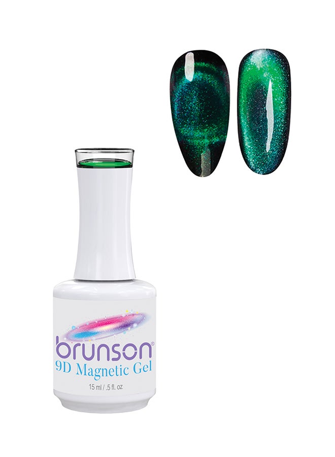 Gel Polish 18ml 9D Magnetic Gel Nail Polish Glossy Shine Finish Long Lasting Soak off UV Gel Nal Polish for Nail Art French Manicure Pedicure Salon Quality Chip Resistant Gel Nail Extensions