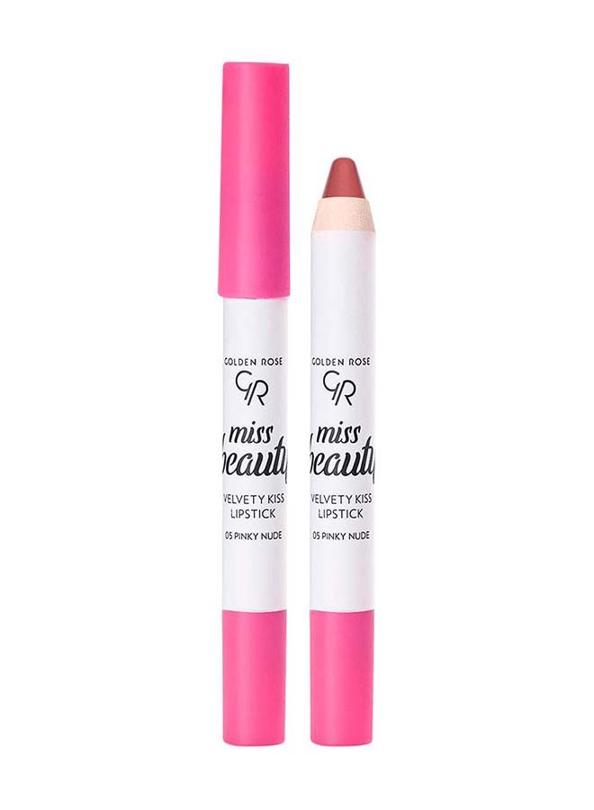 GOLDEN ROSE MISS BEAUTY VELVETY KISS LIPSTICK NO: 05 PINKY NUDE