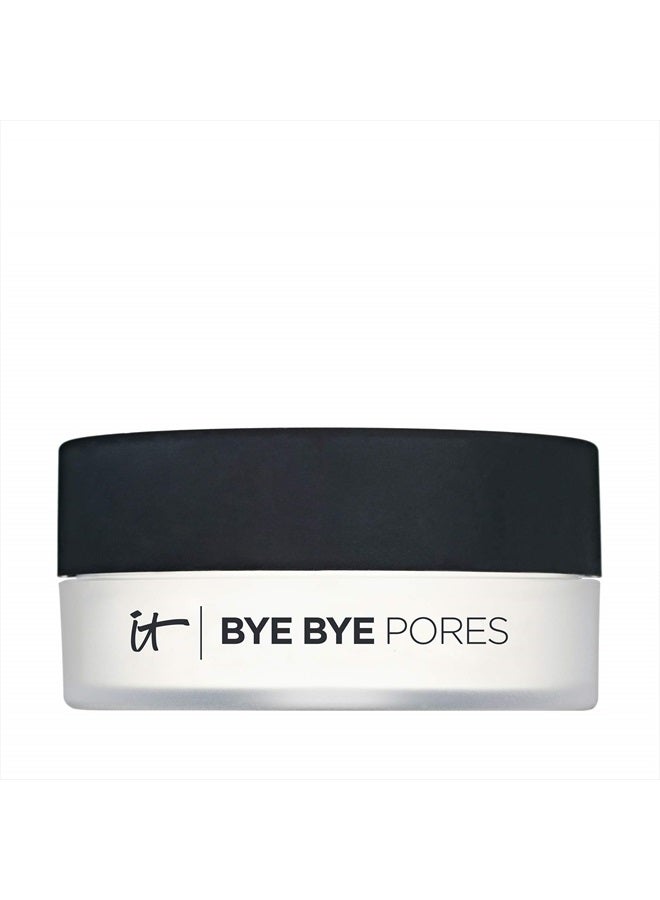 Bye Bye Pores - Poreless Finish Airbrush Powder - Universal Translucent Shade - Contains Anti-Aging Peptides, Silk, Hydrolyzed Collagen & Antioxidants - 0.23 oz