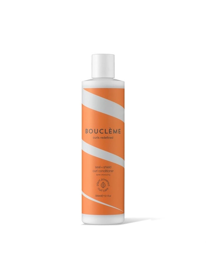 Seal + Shield Curl Defining Gel - Strong Hold Gel to Protect Against Humidity - 95.69% Naturally Derived Ingredients and Vegan - 10.1 fl oz