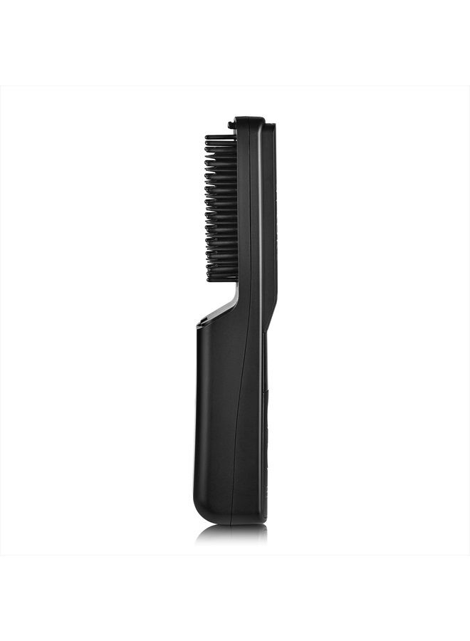 StyleCraft Heat Stroke Cordless Beard & Styling Hot Brush, Cool Touch Tips Anti-Scold, Hair Straightener, Black