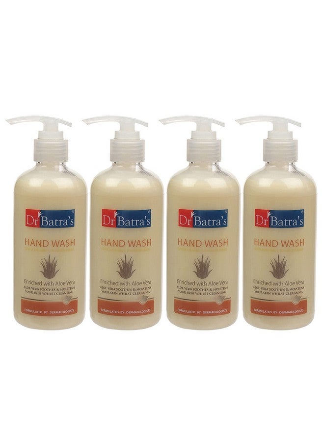 Hand Wash|Aloe Vera|10X Better Protection Against Germs (300 Ml (Pack Of 4))