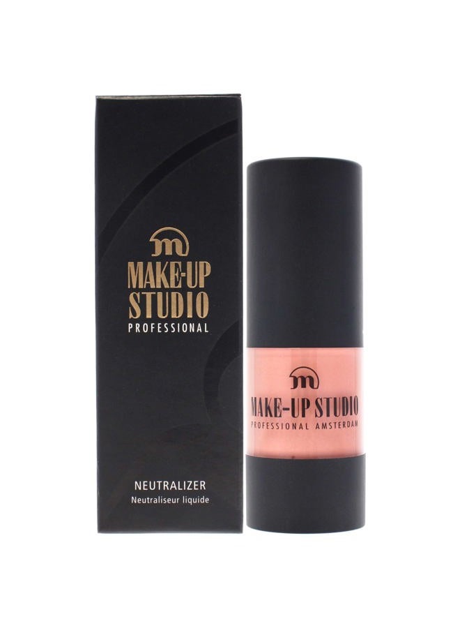 Make-Up Studio Professional Amsterdam Neutralizer - Offers Transparent Coverage - Satin Finish And Liquid - Neutralizes Red And Blue Zones In The Face - Cold Undertone - Peach - 0.51 Oz,PH0648/PE