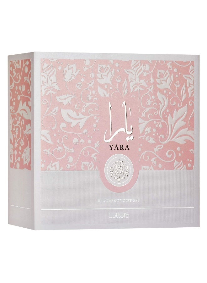 YARA FRAGRANCE GIFT SET- EDP 100 ML + TRAVEL SPRAY 12 ML+ HAIRMIST 50 ML - image 2