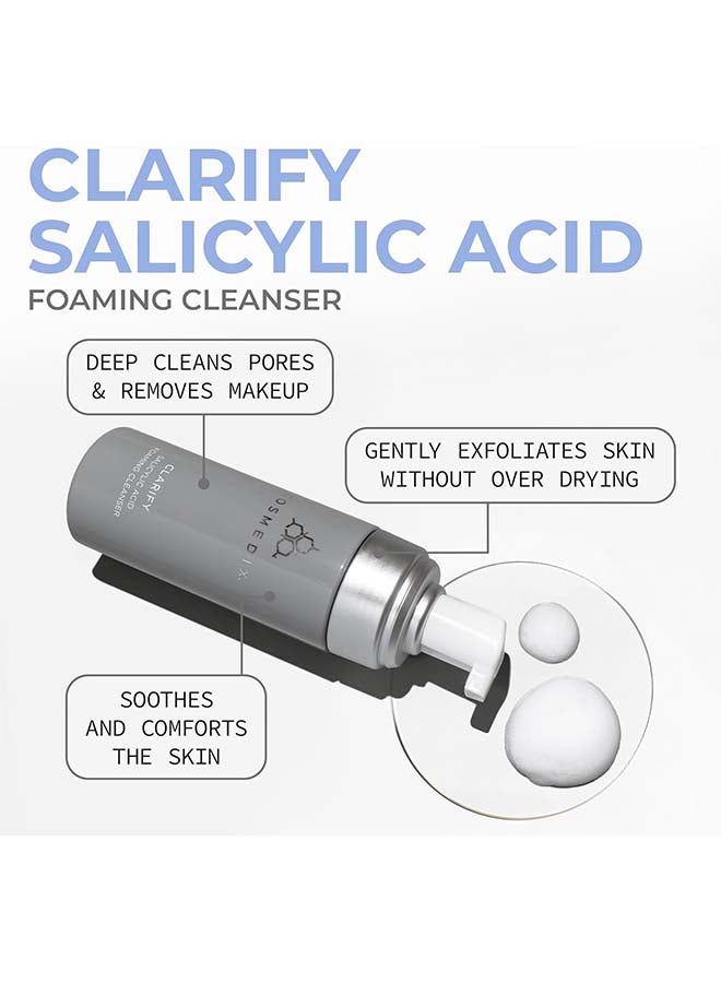 Clarify Salicylic Acid Foaming Face Cleanser BHA | For Acne Prone Oily And Blemish Prone Skin 150ml - image 2
