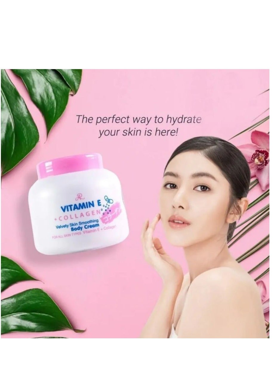 Vitamin E + Collagen Body Cream for All Skin Types 200 ml