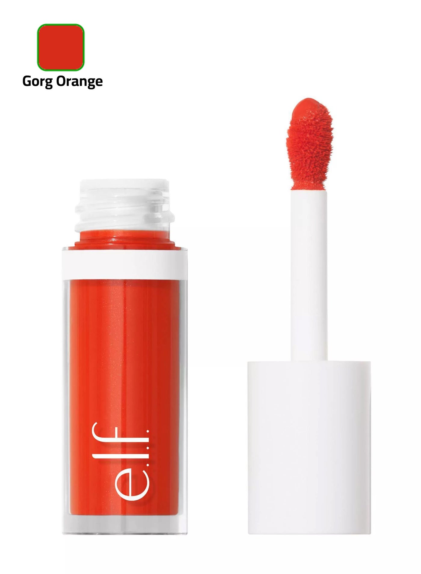 elf Camo Liquid Blush Long-wearing liquid blush for rich pigmented color Gives a soft dewy finish Vegan Cruelty Free Gorgeous Orange