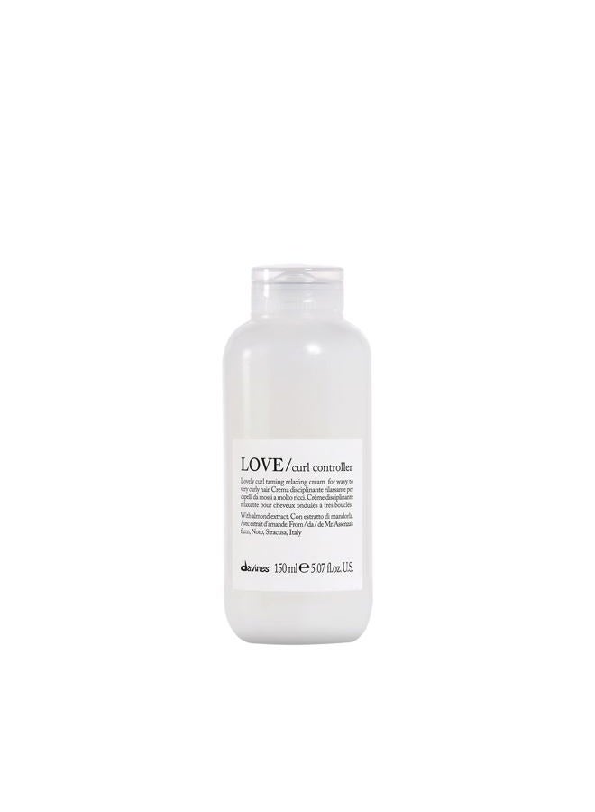 LOVE Curl Controller, Taming And Relaxing Cream For Very Curly And Wavy Hair, Anti-Frizz Curl Defining Formula, 5.07 Fl Oz