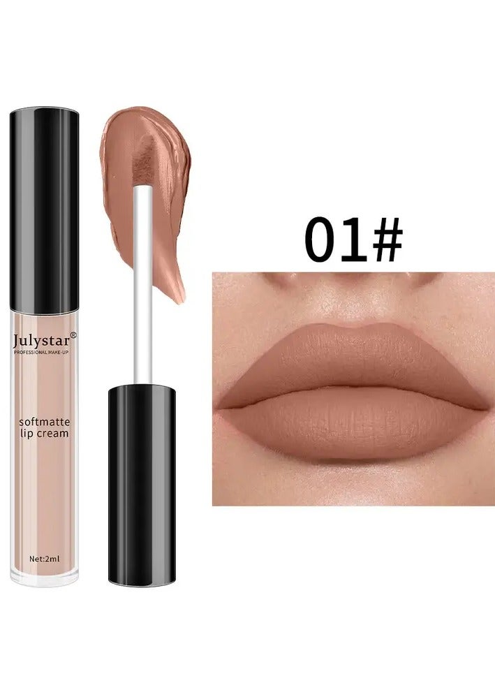 Liquid Lipsticks, Dual Use For Lip And Cheek, Smooth High Pigmented Semi- Matte Finish, Hydrating Lip Gloss Valentine's Day Gifts
