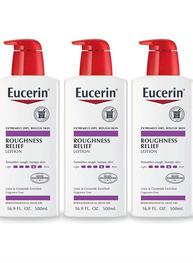 Lotion Roughness Relief 16.9 Ounce (500ml) (3 Pack)