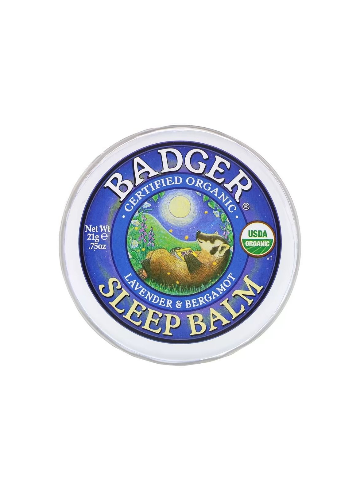 Organic Sleep Balm Lavender & Bergamot .75 oz 21 g