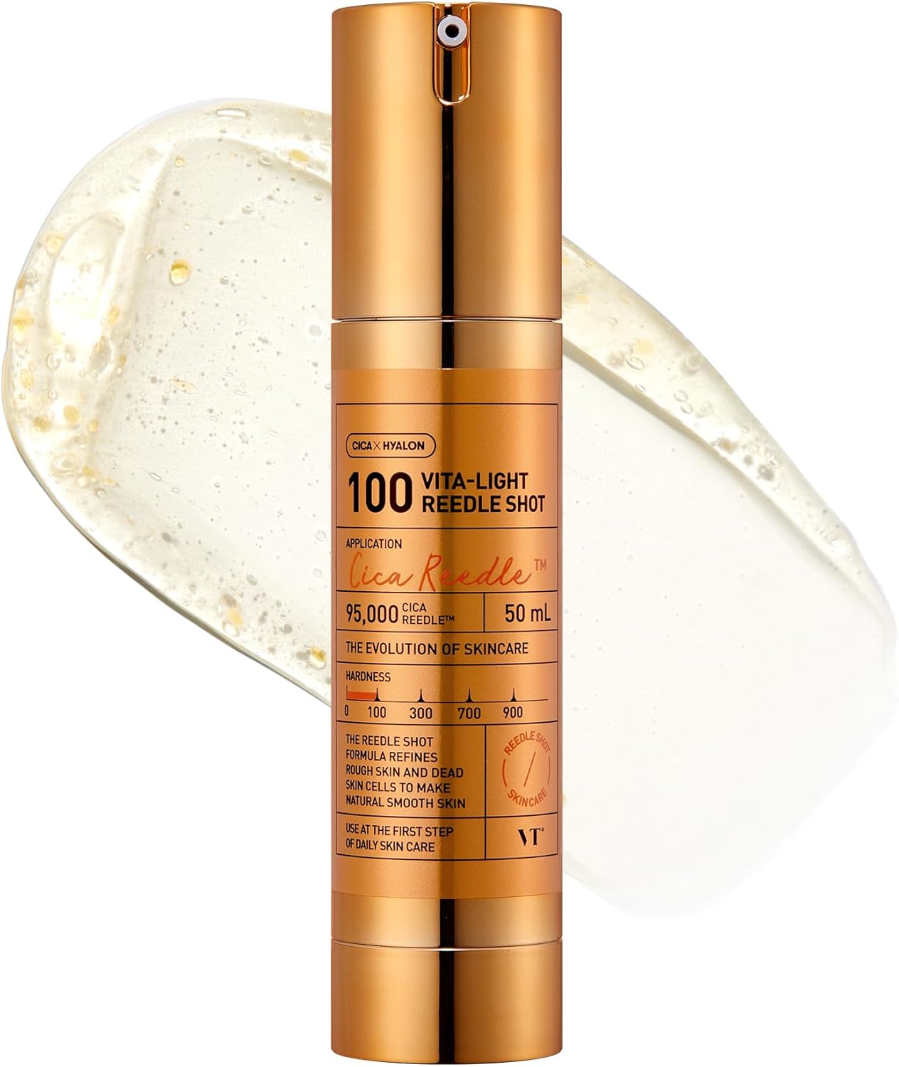 Vita-Light Reedle Shot 100, Serum with Vitamin C Capsules, Vitamin E, Hydrating Care, Korean Skincare for Sensitive Skin 1.69Fl Oz(50ml)