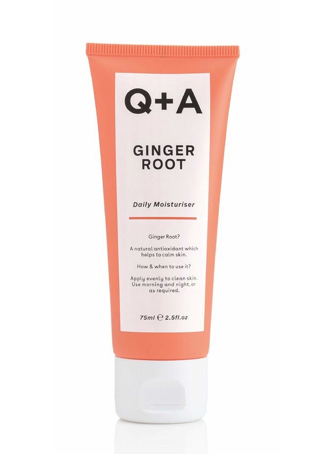 Ginger Root Daily Moisturizer. A calming face moisturizer packed with antioxidants. 75ml/2.5fl.oz