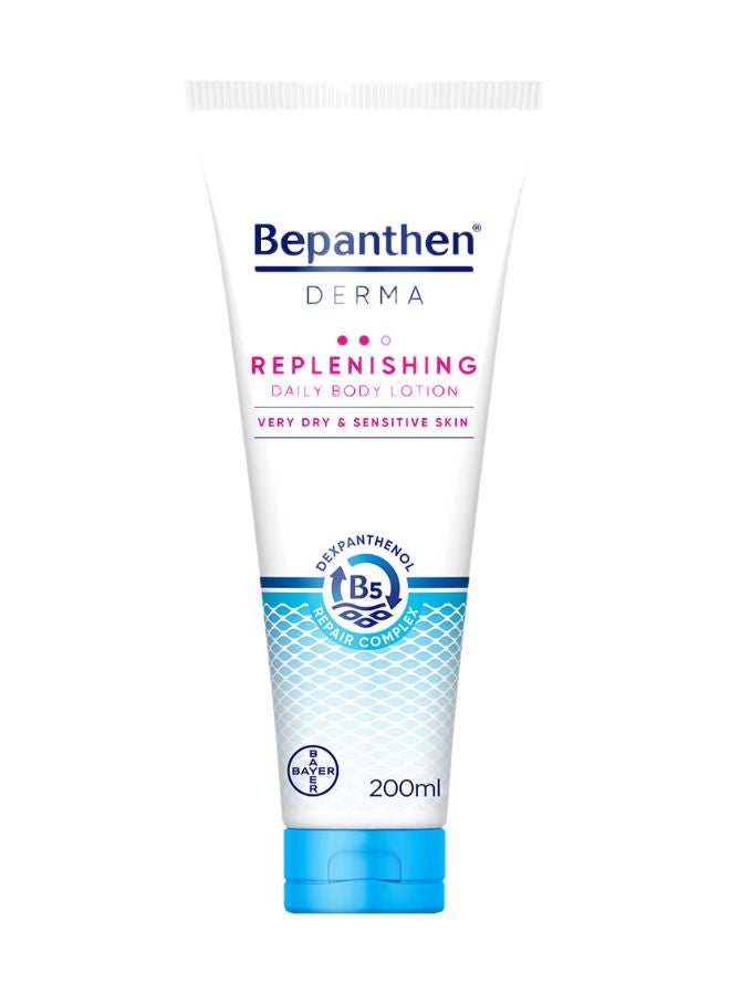 Derma Replenishing Daily Moisturizing Body Lotion For Dry & Sensitive Skin 200ml