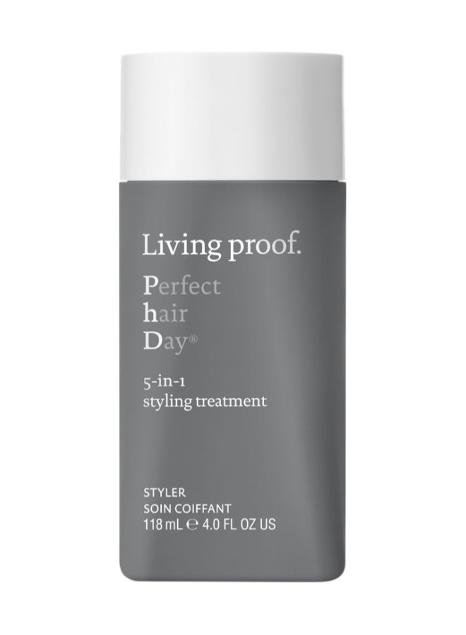 Living Proof PhD 5-in-1 Styling Treatment 118ml – Total Perfection for Limp Hair, Thickening Molecule & Volume, Multi-Tasker for Flat Hair Relief 118ml