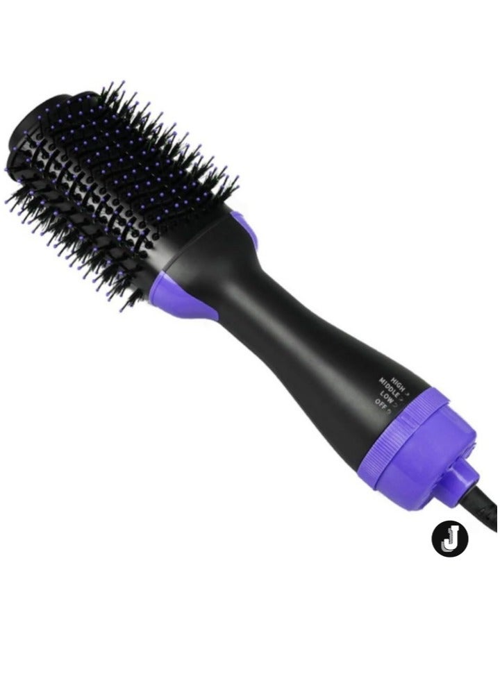 "NEW 3-in-1 Hot Air Brush – Effortless Straightening, Curling, and Drying for Smooth, Voluminous Hair"