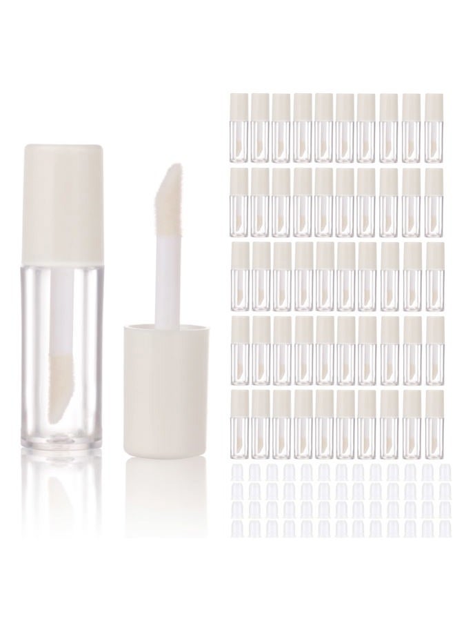 52pcs Empty White 0.8ml mini lip gloss tubes Sample size lipgloss containers for sample sack lip oil DIY