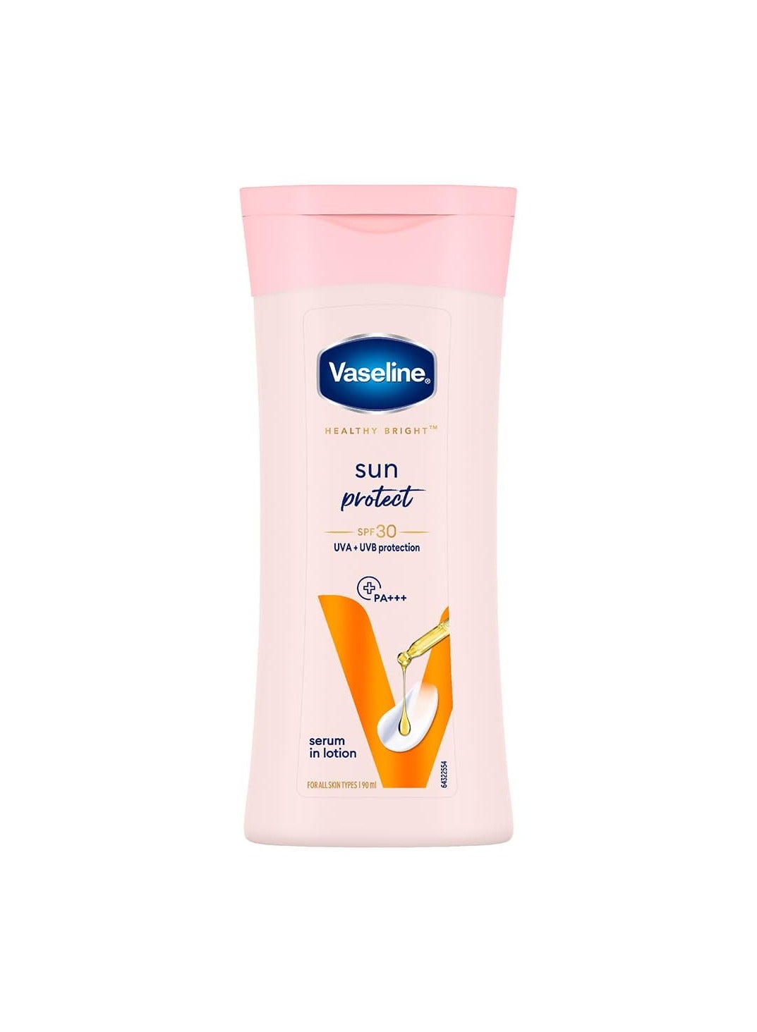 Vaseline Sun + Pollution Protection Spf 30 Body Lotion, Upto 30X Sun Protection, 90Ml - All Skin Type