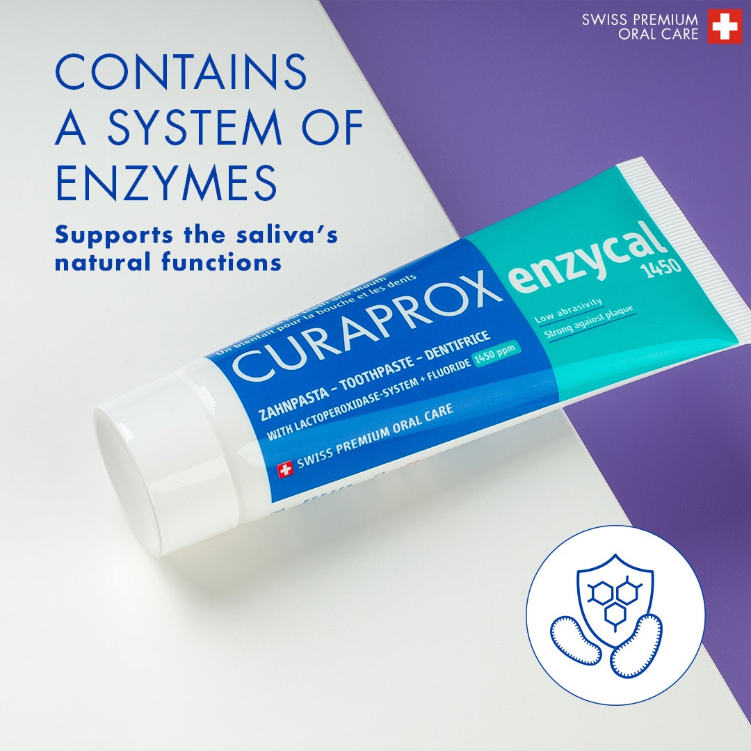 Enzycal 1450 Toothpaste | Protects Against Decay & Plaque | Gentle Oral Care with Mild Mint Flavor | Made in Switzerland - image 3