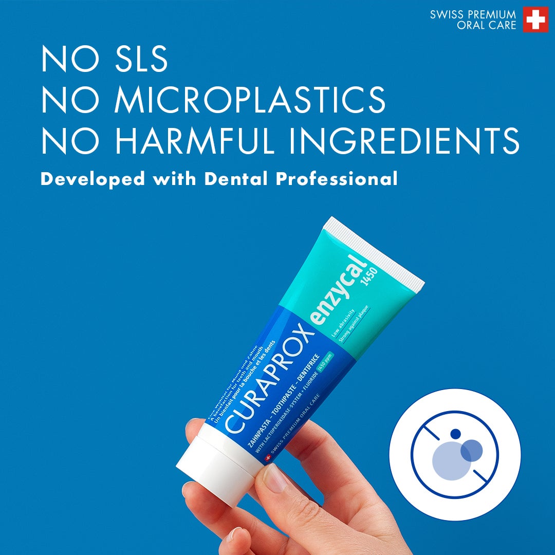 Enzycal 1450 Toothpaste | Protects Against Decay & Plaque | Gentle Oral Care with Mild Mint Flavor | Made in Switzerland - image 4
