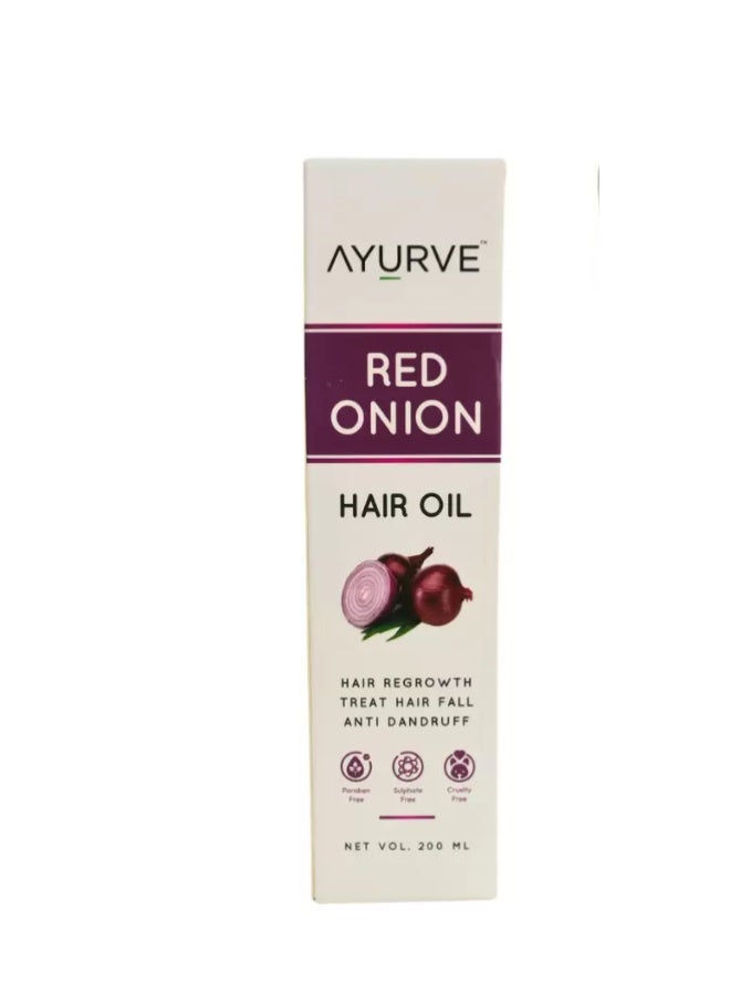 Red onion hair oil Hair Regrowth & treat hair fall and anti dandruff 200 ml