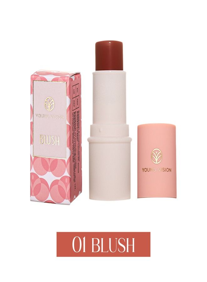 Multi-Functional Blush Highlight Stick,Matte Silky,Create The Natural Makeup No.01