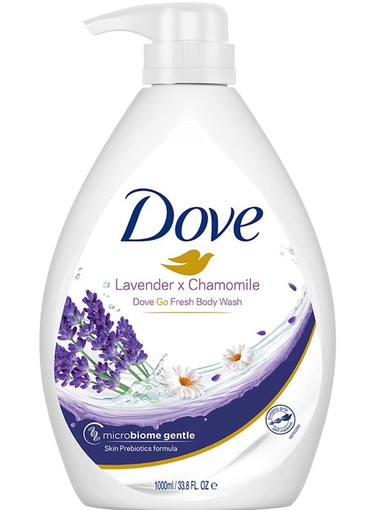 Go Fresh Body Wash, Lavender and Chamomile, 1L