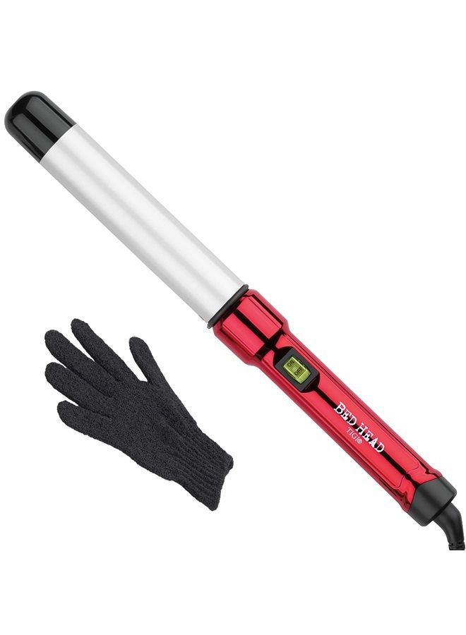 Curlipops Clamp-Free Curling Wand Iron | For Tousled Curls and Massive Shine (1-1/4 in)