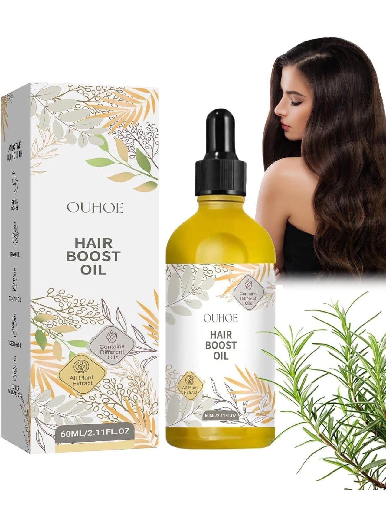 Essential oils Essential Oil Solid Hair Hair Growth Oil Natural Hair Growth Oil Organic Oil For Hair Growth And Oil Suitable For Dry And Damaged Hair,60ML