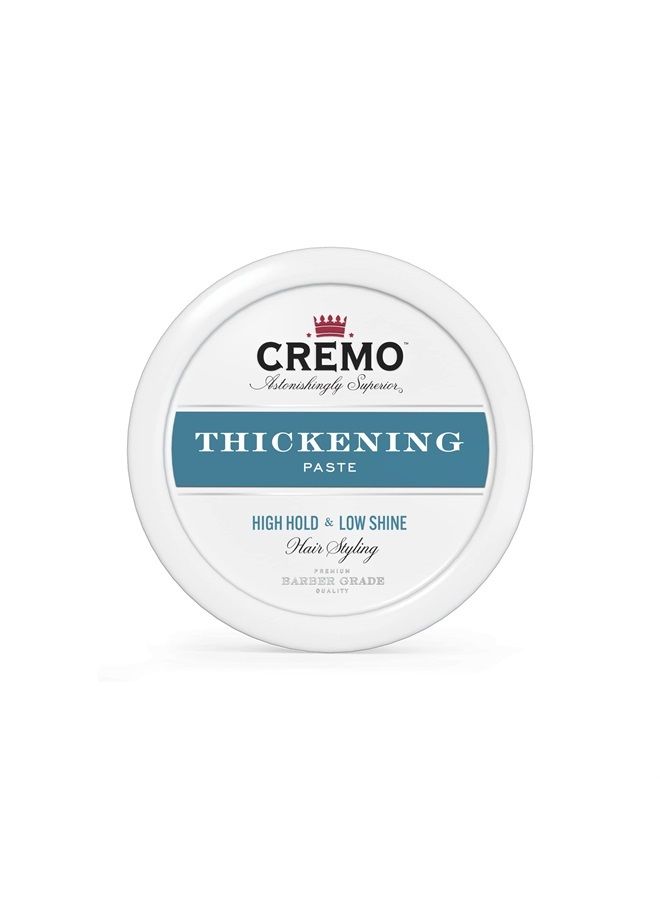 Premium Barber Grade Hair Styling Thickening Paste, High Hold, Low Shine, 4 Oz