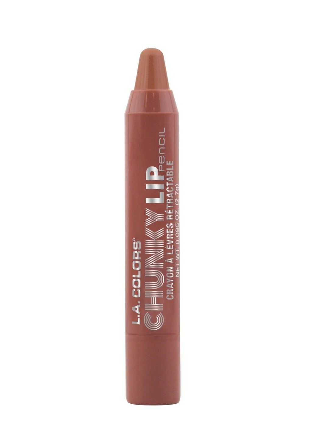 L.A. COLORS Chunky Lip Pencil, Warm Caramel, 0.04 Ounce